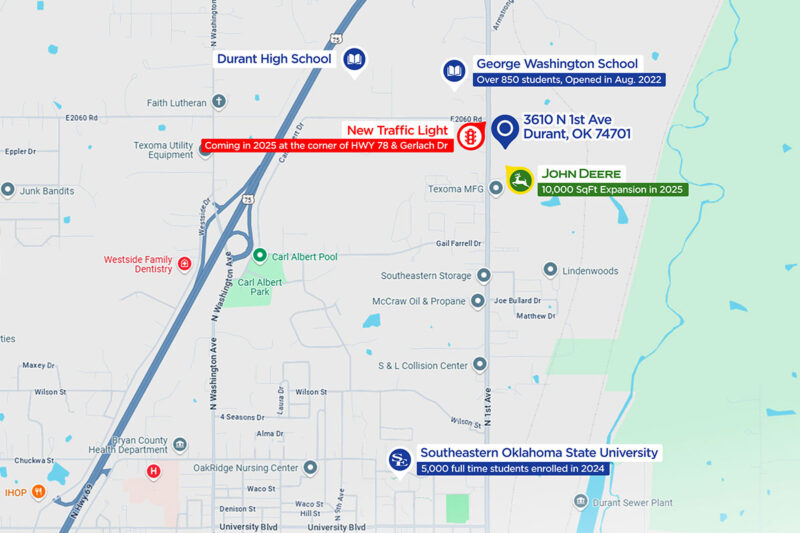 3610 N 1st Ave, Durant, OK 74701