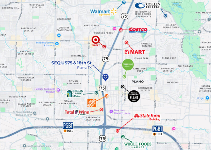 SEQ US75 & 18th St, Plano, TX